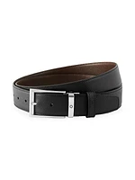 Trapeze Adjustable Cut-to-Size Reversible Leather Belt