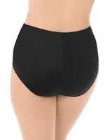 Norma Shirred Hi-Rise Bikini Bottom