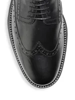 Leather Wingtip Oxfords