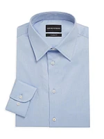 Modern-Fit Solid Dress Shirt