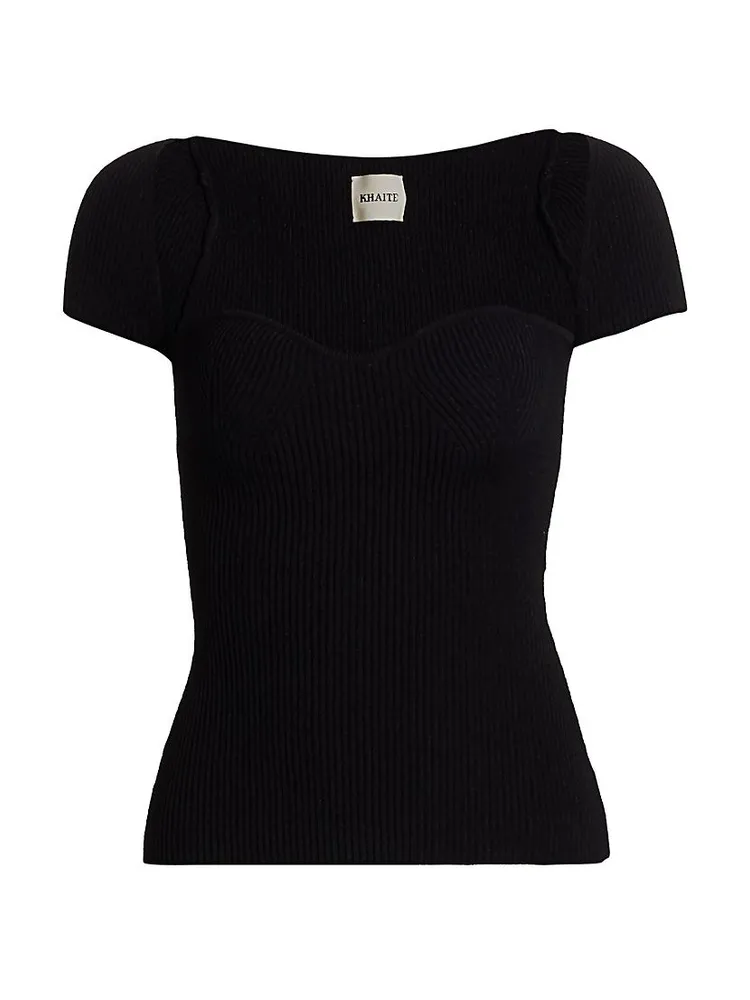 Ista Ribbed Corset Sweater