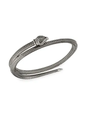GGard Snake Motif Sterling Silver Bracelet