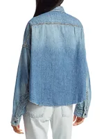 Cropped Denim Shirt