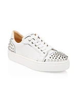 Vieira Spiked Leather Sneakers