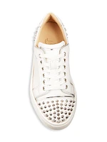 Vieira Spiked Leather Sneakers