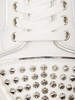 Vieira Spiked Leather Sneakers