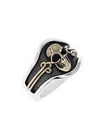 New Classics Skull Cigar Band Ring