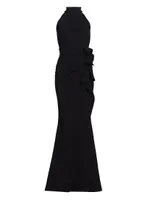 Gudrum Halter Ruffle Gown