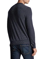 Purple Label Striped Cashmere Pullover