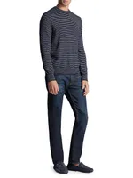 Purple Label Striped Cashmere Pullover