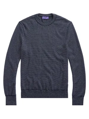 Purple Label Striped Cashmere Pullover
