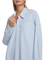 Drop Neck Oxford Shirt