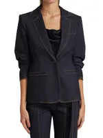 Khloe Denim Blazer