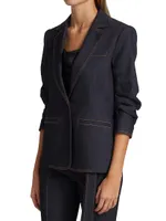 Khloe Denim Blazer