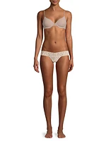 Three-Pack Lace Low-Rise Thongs