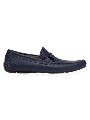 Front 4 Leather Driving Loafers