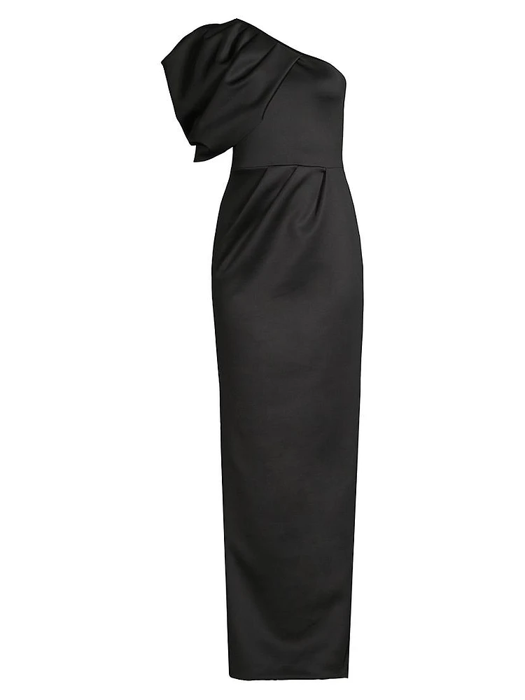 Egan One-Shoulder Gown