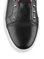 Fique A Vontade Leather Low-Top Sneakers