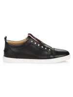 Fique A Vontade Leather Low-Top Sneakers