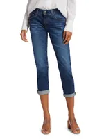 Ex-Boyfriend Mid-Rise Stretch Slim-Fit Jeans