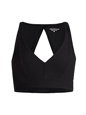 Victoria Ribbed Sports Bra