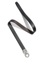 Double Gancini Buckle Adjustable Cut-to-Size Reversible Belt