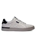 Signature Tennis Cup Sole Low-Top Sneakers