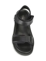 Hook and Loop Leather Sport Sandals