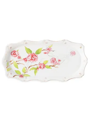 Berry & Thread Floral Sketch Hostess Tray