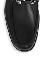 Chris Horse-Bit Leather Loafers