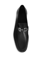 Chris Horse-Bit Leather Loafers