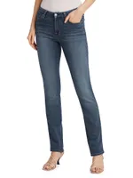 Mid-Rise Kimmie Straight Jeans