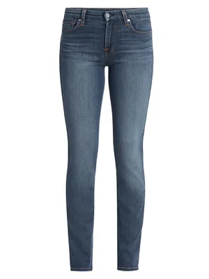 Mid-Rise Kimmie Straight Jeans