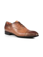 Salem Leather Cap-Toe Oxfords