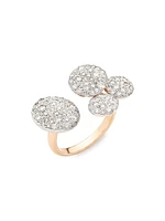 Sabbia 18K Rose Gold & Diamond Open Ring