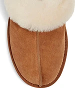 Scuffette II Suede Sheepskin Slippers