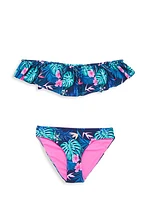 Girl's 2-Piece Rain Forest Swimsuit Set