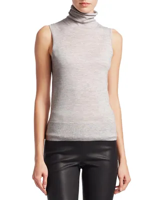 COLLECTION Cashmere Turtleneck Shell