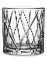City 4-Piece Double Old-Fashioned Glass Set