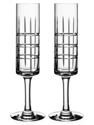 Street 2-Piece Champagne Glass Set