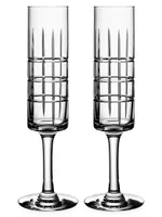 Street 2-Piece Champagne Glass Set