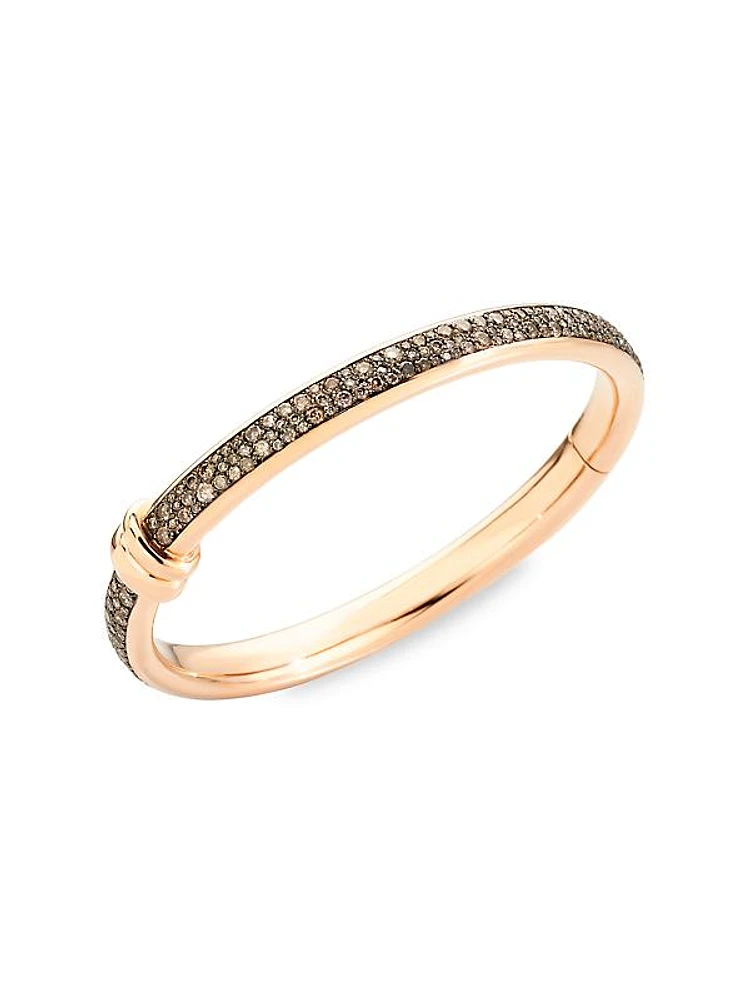 Iconica 18K Rose Gold & 3.60 TCW Diamond Bangle