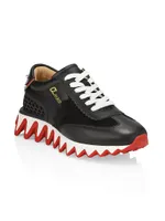 Loubishark Leather Low-Top Sneakers