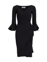 Trina Ruffle Sheath Dress