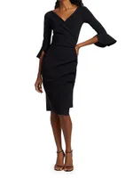 Trina Ruffle Sheath Dress