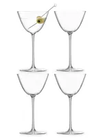 Borough 4-Piece Martini Glass Set