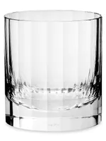Fluted Double Old Fashioned Glass