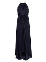 Slub Microsatin Gown