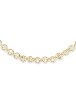 Gravity 18K Yellow Gold Link Necklace