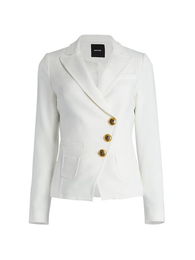 Single-Breasted Wrap Blazer